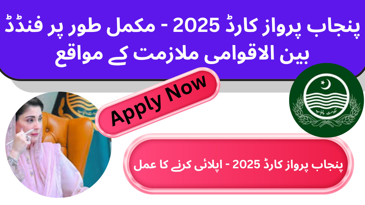 Punjab Parwaaz Card 2025